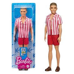 Кукла Кен Barbie 60th Anniversary Полосатая рубашка Mattel