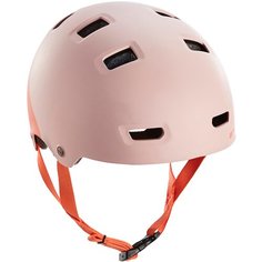 Детский велошлем Teen 520 XS Розовый, размер: XS/48-52 см, цвет: Светло- Розовый/Малиновый Сливочный BTWIN Х Декатлон Decathlon