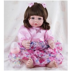 Reborn Kaydora Виниловая кукла Реборн (Reborn Dolls) - Девочка в карнавальном платье (56 см)