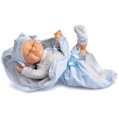 Berjuan Berjuan Кукла Берхуан (Бержуан) (Berjuan Dormilon Azul) Cпящий пупс в голубом (40 см)