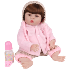 Reborn Kaydora Виниловая кукла Реборн (Reborn Dolls) - Девочка в шерстяных штанишках (56 см)