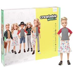 Creatable Mattel Кукла Creatable World - Светлые волнистые волосы (Creatable World Deluxe Character Kit Customizable Doll, Blonde Wavy Hair)