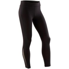 Леггинсы для художественной гимнастики женские черные с блёстками 500, размер: 14 лет (151-162 см), цвет: Черный DOMYOS Х Декатлон Decathlon