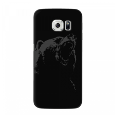 Накладка Deppa Art Case Samsung G925F Galaxy S6 Edge Black Медведь (арт. 100276)