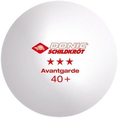 Мячи для настольного тенниса Schildkrot Avantgarde 3* 40+ белые 3 шт. DONIC Х Декатлон Единый Decathlon