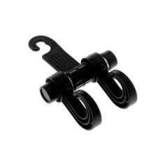 Вешалка с крючком для сумки, с креплением на подголовнике, чёрная Сима ленд