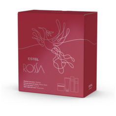 Estel Professional Набор парфюмерных компаньонов ESTEL ROSSA (Шампунь, 250 мл, Бальзам-маска, 200 мл,Масло для душа, 150 мл, Крем-суфле для тела, 200 мл