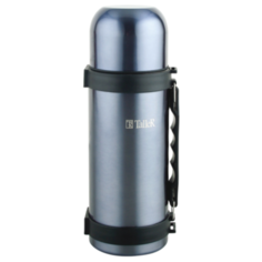 Термос TalleR Пакстон с ручкой и ремешком для переноски, 1 л, сталь