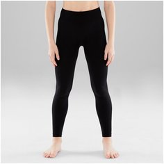 Легинсы для современных танцев бесшовные для девочек, размер: 8, цвет: Черный STAREVER Х Декатлон Decathlon