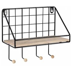 Вешалка Доляна Кантри (5516689) черный/бежевый