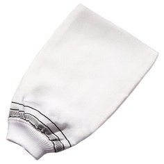 Мочалка Zeitun рукавица кесе средней жесткости белый Зейтун