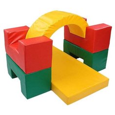 Мягкий игровой комплекс ROMANA Дуга ДМФ-МК-06.89.16, желтый/зеленый/красный