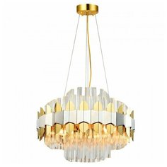 Подвесная люстра Natali Kovaltseva SKALA 81435/8C BRASS SILVER 40W Хром