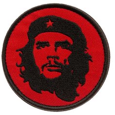 Нашивка шеврон (патч) на липучке Shevrons "Че Гевара" большой круглый 8,5х8,5 см тактический