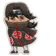 Нашивка (патч) на термоплёнке Shevrons "Итачи" 5,4х8,2 см на одежду