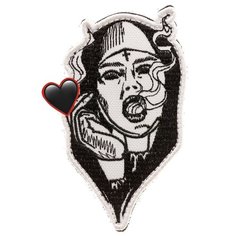 Нашивка шеврон (патч) на липучке Shevrons "Монашка" 10х7 см тактический