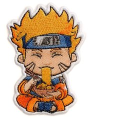 Нашивка (патч) на термоплёнке Shevrons "Наруто" 5,6х8,1 см на одежду