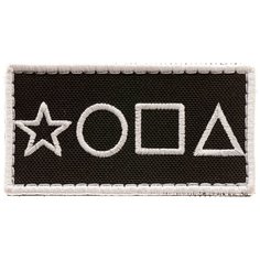 Нашивка шеврон (патч) на липучке Shevrons "*ОПА" (Белый) 8,2х4,3 см тактический