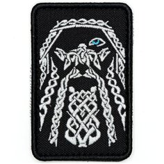 Нашивка шеврон (патч) на липучке "Бог Один" 9х 5,5 см Shevrons