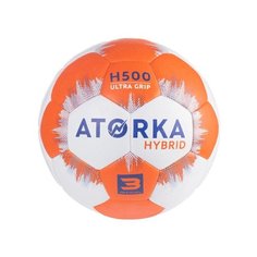 Мяч гандбольный мужской H500 размер 3, оранжево- серый ATORKA Х Декатлон Decathlon