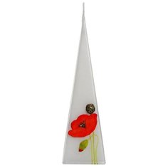 Свеча RAK Trend Decor Candle пирамида Маки белый