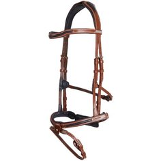 Уздечка для лошади и пони JUMP 900 FOUGANZA Х Decathlon Коричневый/Коричневый FS
