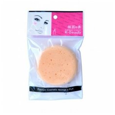 Спонж косметический для очищения кожи лица K-Beauty K-Beauty Premium Cosmetic Sponge (Cкрабирующий)
