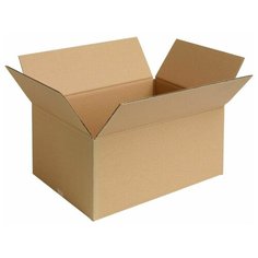 Картонная коробка для хранения и переезда RUSSCARTON, 600х400х400 мм, Т-24 бурый, 20 ед.