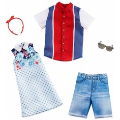 Набор одежды Барби и Кен Летний стиль Mattel