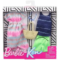 Набор одежды Барби и Кен Пляжный стиль Mattel
