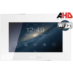 Монитор цветного видеодомофона 7 дюймов+Tantos+Marilyn HD Wi-Fi IPS+Цвет белый, С емкостным сенсорным экраном с поддержкой форматов AHD/TVI/CVI 1080p/720p