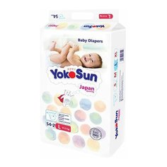 Подгузники YokoSun L (9-13 кг) 54 + 2 шт.