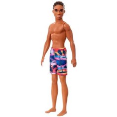 Barbie Mattel Кукла Барби Кен - В шортах, тропики (Barbie Beach Ken Doll In Tropical Design)