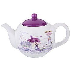 Чайник заварочный Agness, серия "Лавандовая весна", 900 мл (358-1100)