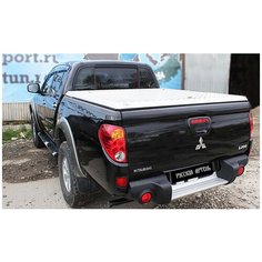 Комплект накладок на боковые борта и задний откидной борт без скотча для Mitsubishi L200 (15MY) 2014-2015 , шагрень Русская Артель