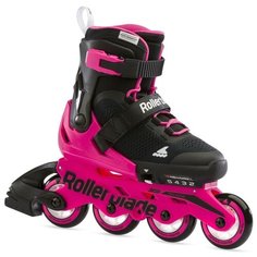 Роликовые Коньки Rollerblade 2021 Microblade G Black/Neon Pink (См:23)