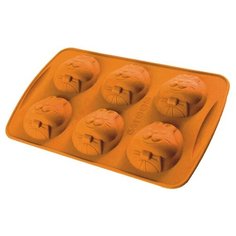 Форма для выпечки силиконовая "Зайчик", 26,5x17x3 см (6 ячеек) Regent Inox