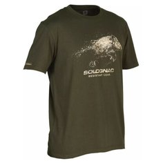 Футболка Decathlon 100 MC SOLOGNAC размер 2XL, бронзовый хаки
