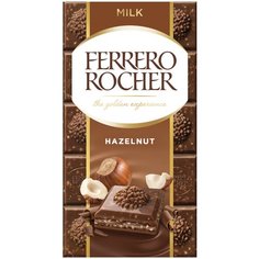 Шоколад Ferrero Rocher Original Haselnuss, 90 г