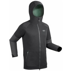 Толстовка Decathlon размер M, черный/серо-зеленый