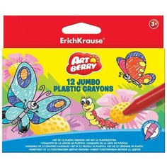 Мелки пластиковые толстые Artberry Jumbo 12цв/короб с европодвесом