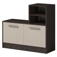 Комод- обувница Энтер 900х343х816 венге/дуб молочный 3954308 Сима ленд