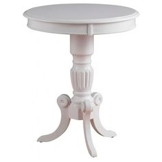 Столик журнальный Woodville Moon 2, d: 60 см, butter white