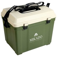Ящик для рыбалки MIKADO UABM-329 44х32х36 см зеленый/белый