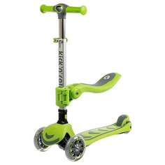 Самокат для детей kick’n’roll, складной с сиденьем, нагрузка до 50кг, нагрузк Kicknroll