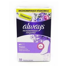 Прокладки ежедневные гигиенические удлиненные ALWAYS ароматизированные Незаметная защита Нормал Duo 28 шт