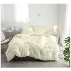 Одеяло Mency Premium Пух Евро, 200x220, Всесезонное, с наполнителем Термофайбер