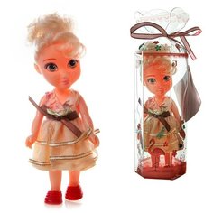 Кукла ABtoys Emily мини в прозрачной коробочке (блодинка), 16,5см