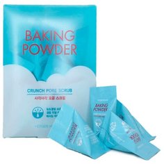 Etude House скраб для лица Baking Powder Crunch Pore Scrub для сужения пор с содой в пирамидках 7 г 24 шт.