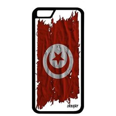 Красивый чехол на смартфон // iPhone 6S // "Флаг Туниса на ткани" Государственный Страна, Utaupia, белый